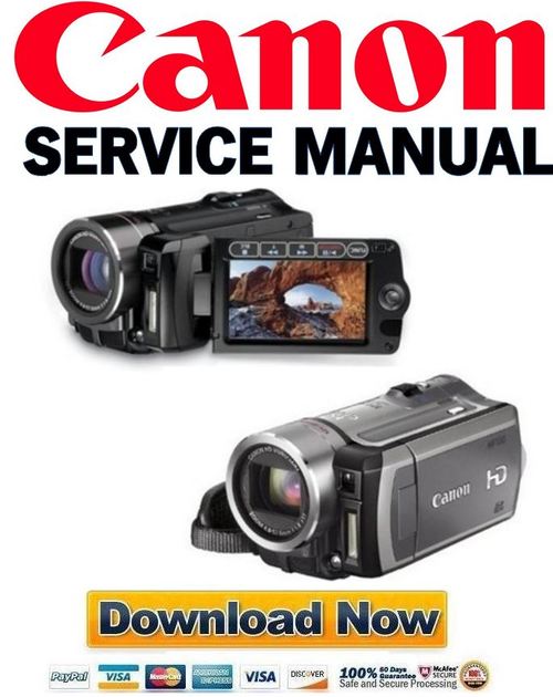 Canon hf100 manual download online